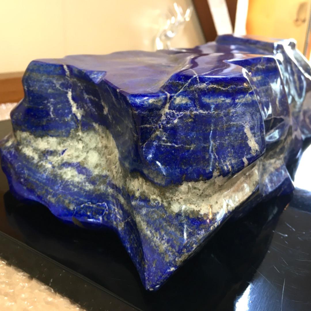 ○大型ラピスラズリ【14.6kg】 原石 宝石 鑑賞石 自然石 天然石 鉱物