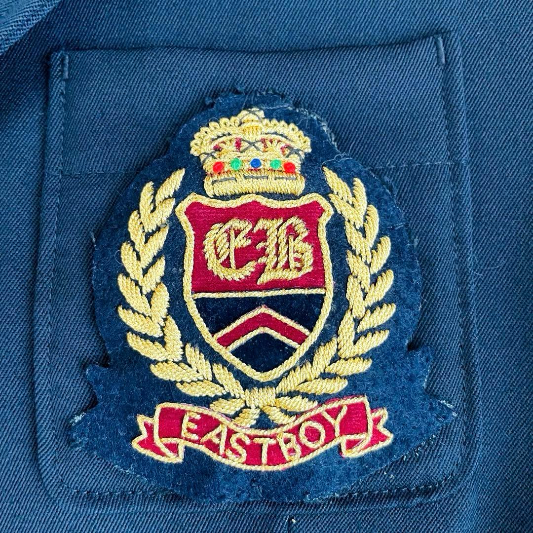 美品✨イーストボーイ♡紺ブレジャケット　エンブレム　金ボタン　M