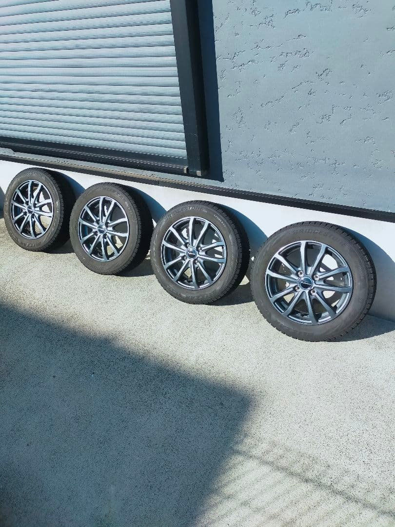 ブリヂストンVRX2 タイヤホイールセット 155/65R14 2本 NO.①