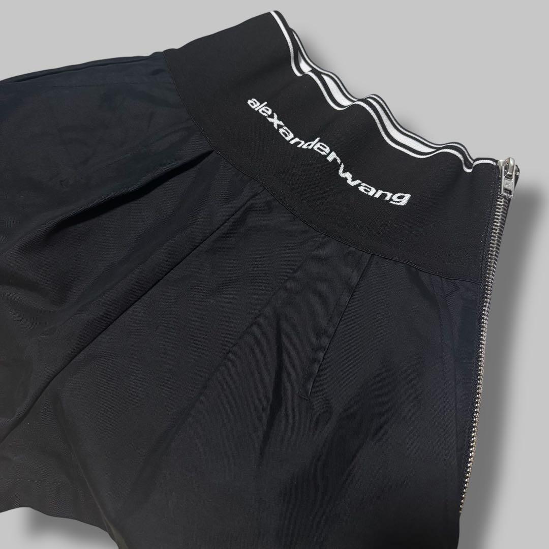極美品 アレキサンダーワン ウエストバンド サファリショーツ ショートパンツ