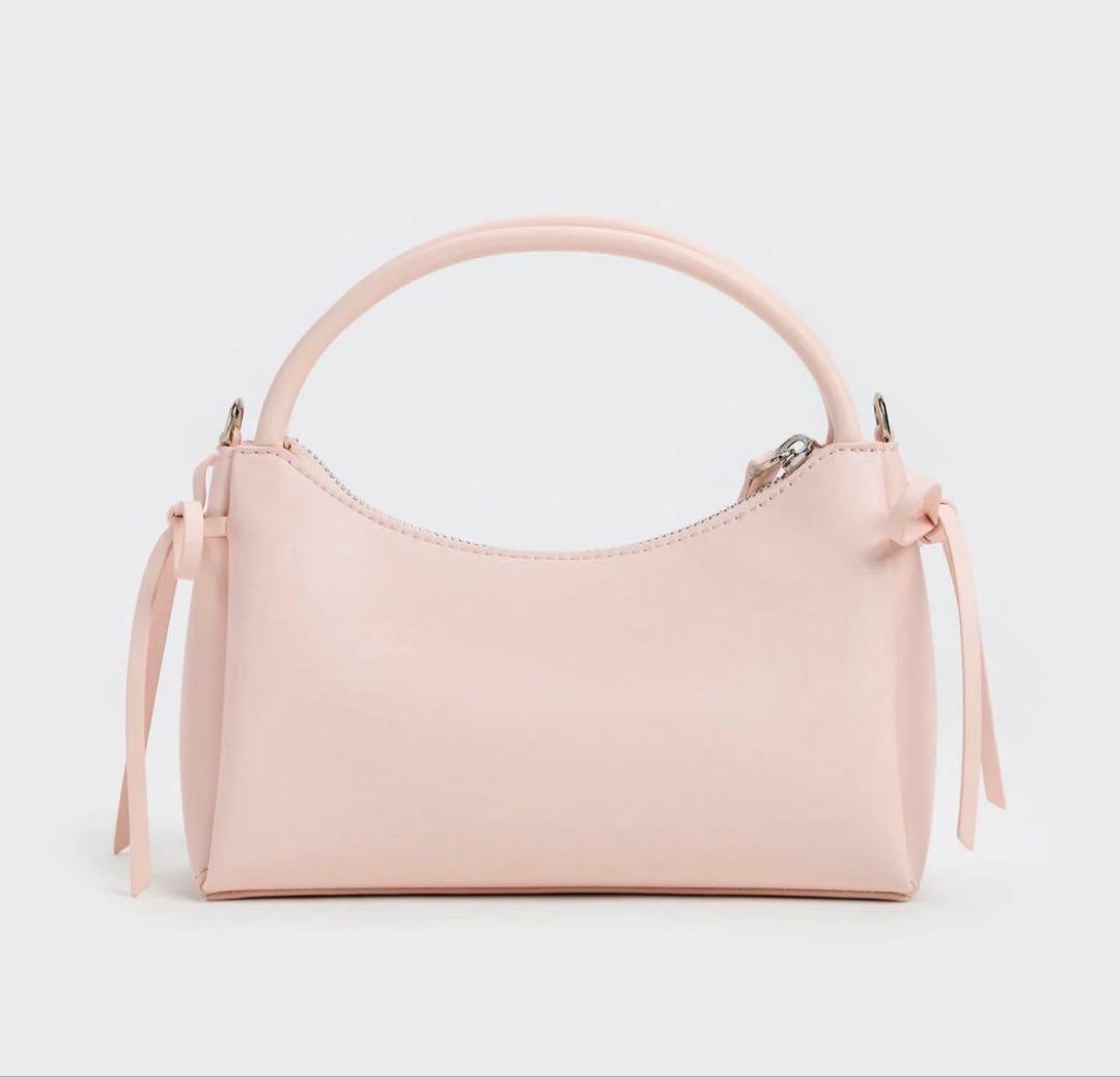 【新品未使用】チャールズアンドキース ヘーゼル ボウトップハンドルバッグ