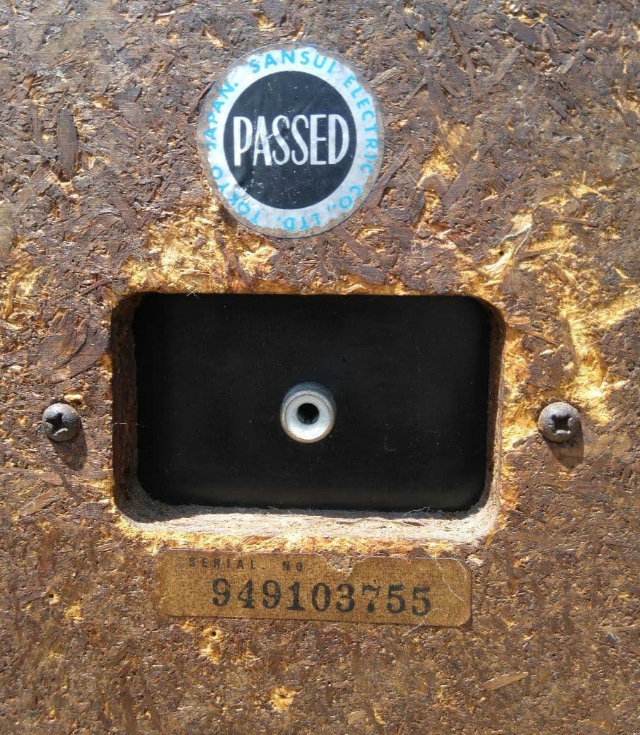 鋼鉄くん　サンスイ スピーカー L ステレオAPS=1200