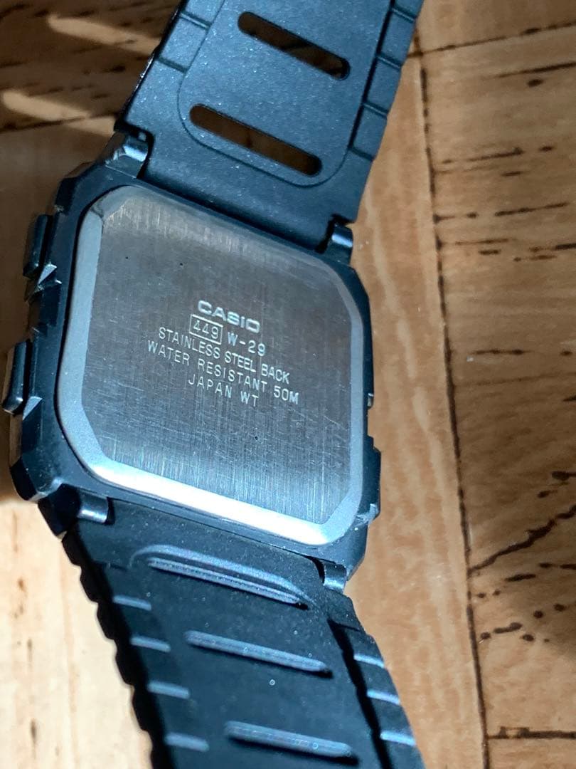 CASIO W-29 JAPAN N 1980年型腕時計