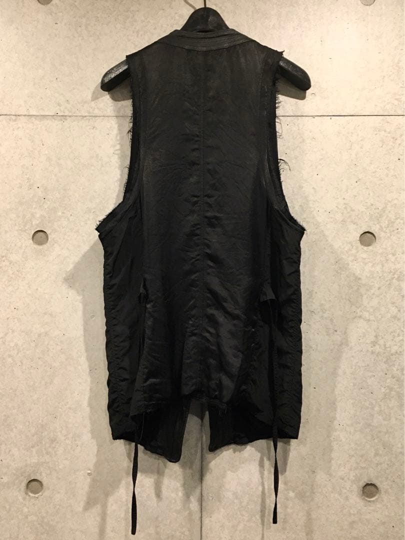 JULIUS ユリウス レザーコンビネーションファスナーベスト