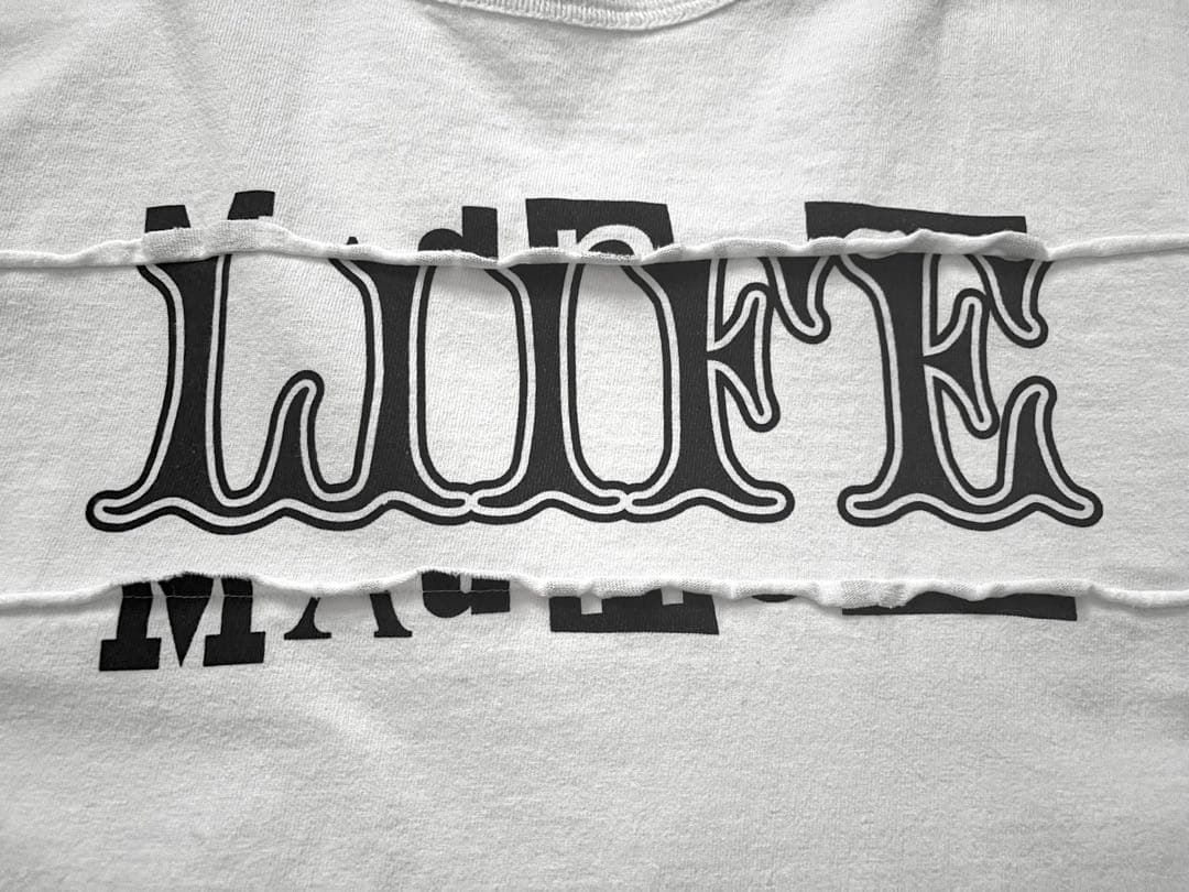 sacai 21ss archive mix Tシャツ 白2 紙タグあり