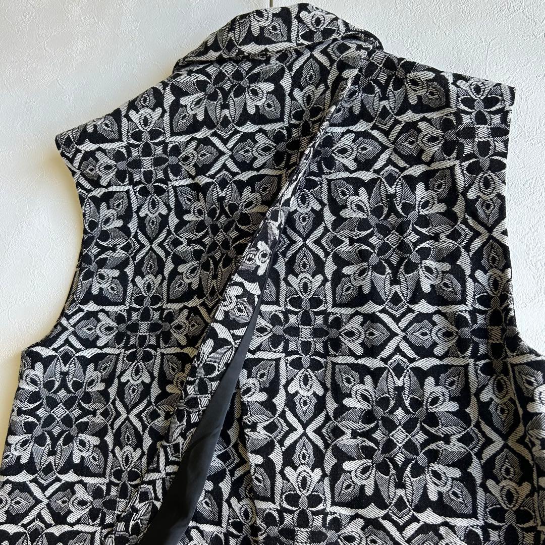 RADIATE ラディエイト 総柄ジャガード ベスト ジレ 9号