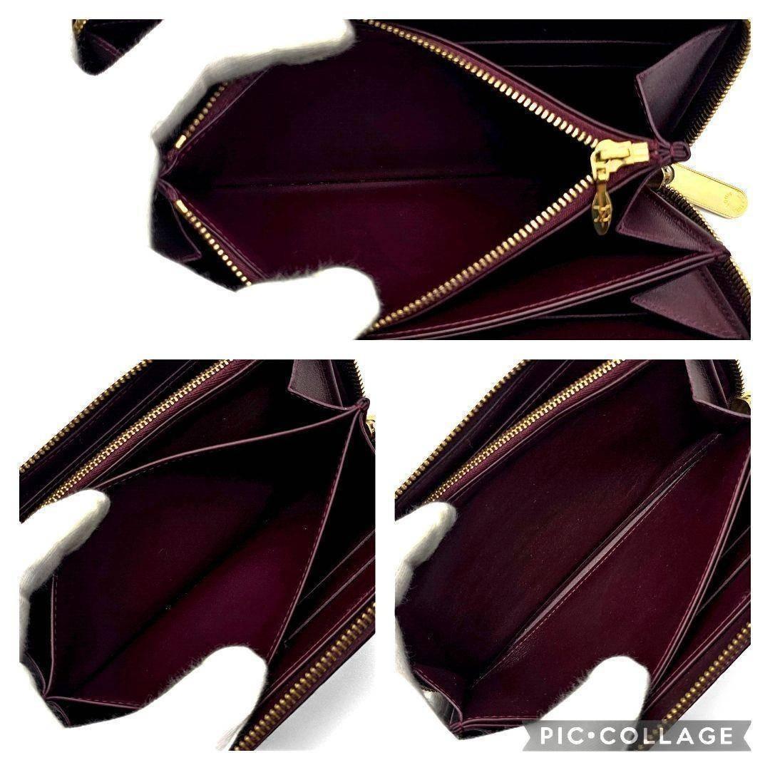 ルイヴィトン　ジッピーウォレット　ヴェルニ　　パープル　長財布　E271