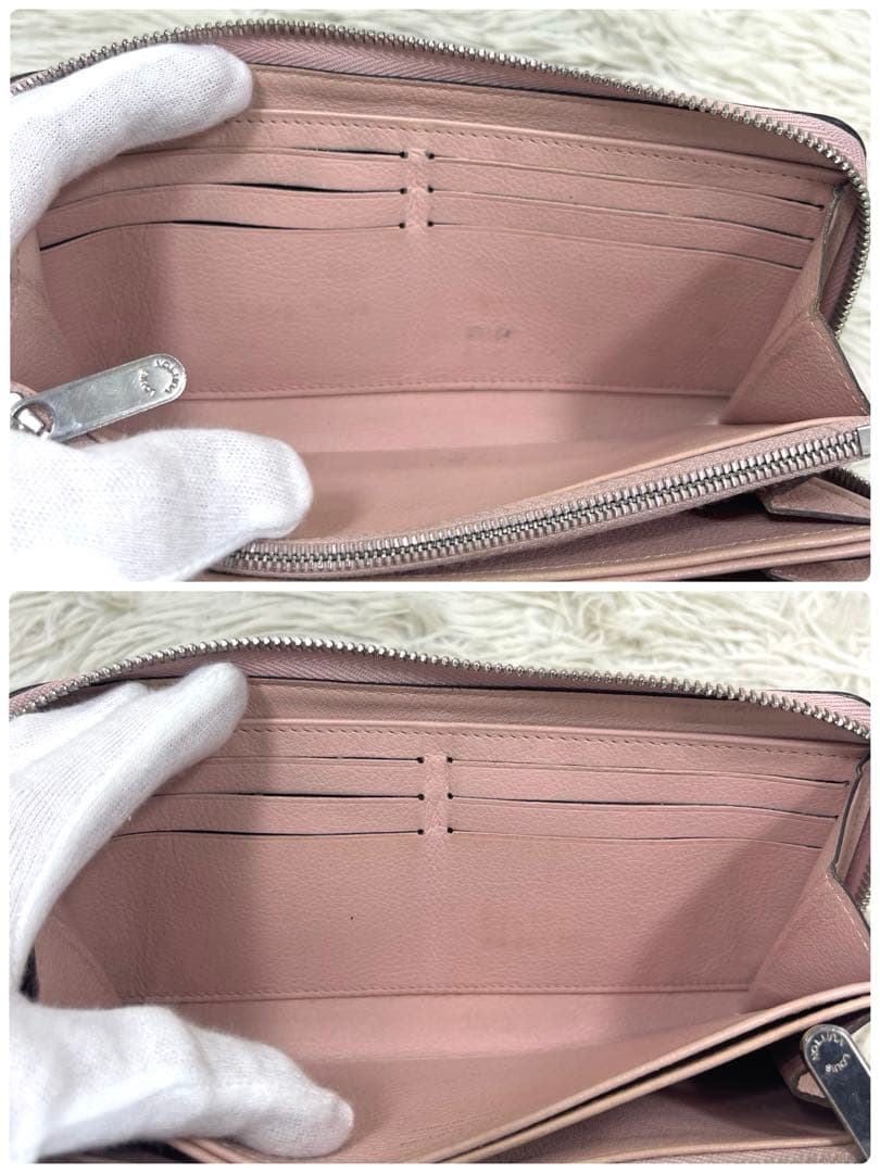 美品‼️ ルイヴィトン　長財布　マヒナ　モノグラム　ジッピーウォレット　レザー