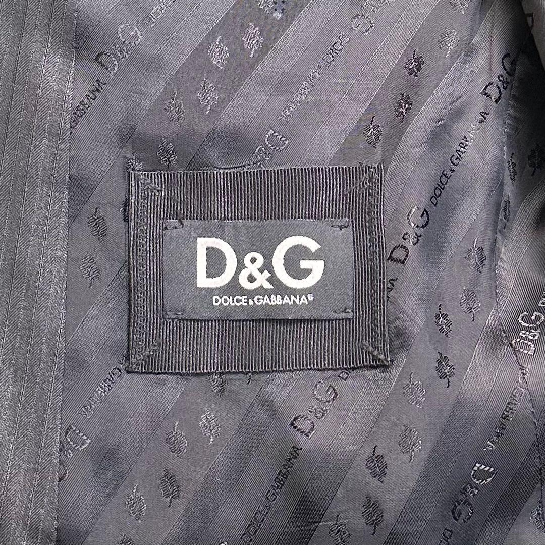 極美品 D&G ドルチェ＆ガッバーナ セットアップ 光沢 総柄 総裏 48