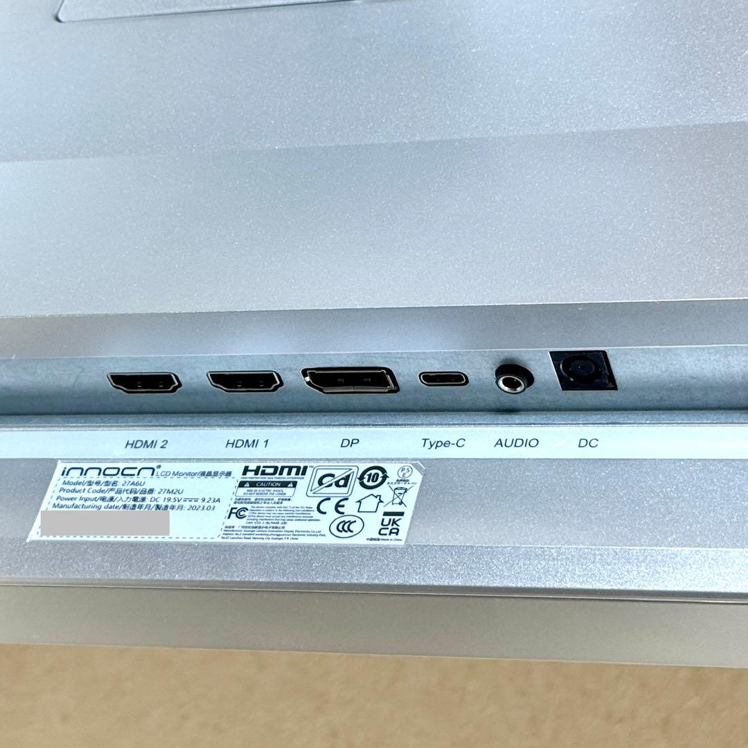 INNOCN 4K モニター 27インチ miniLED 27M2U