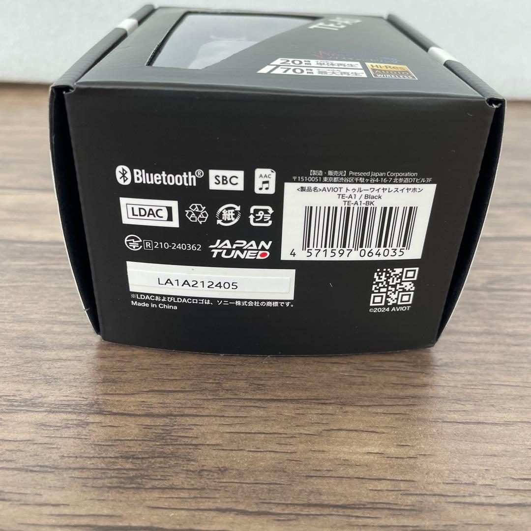 261212 AVIOT TE-A1 ハイレゾ対応 完全ワイヤレスイヤホン
