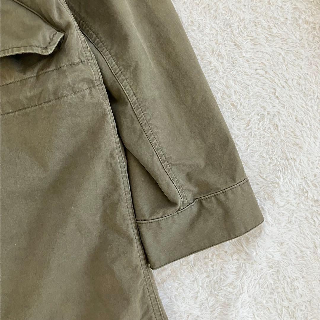 完売品 SASQUATCHfabrix. 裏地ブリーチ加工 モッズコート S