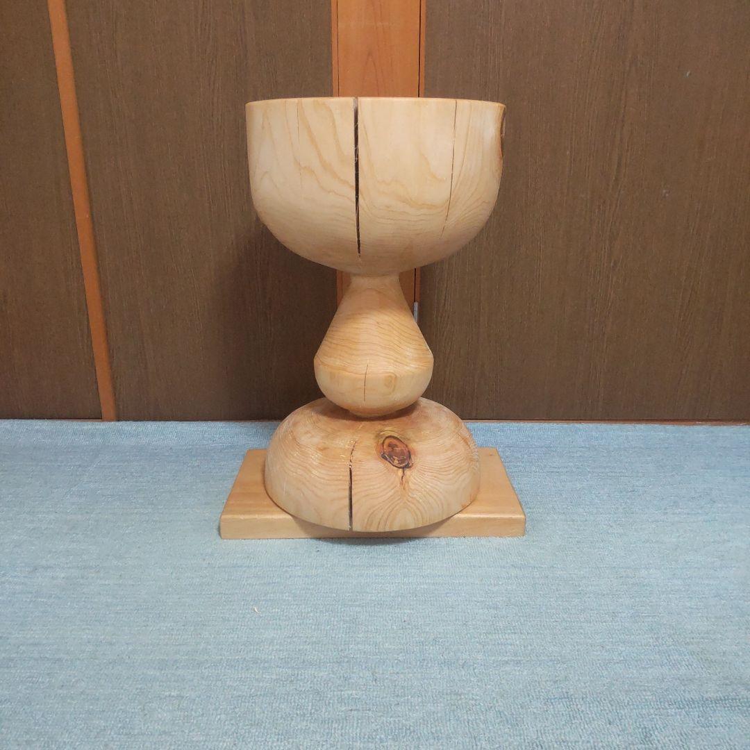 ヒバ丸太椅子スツール