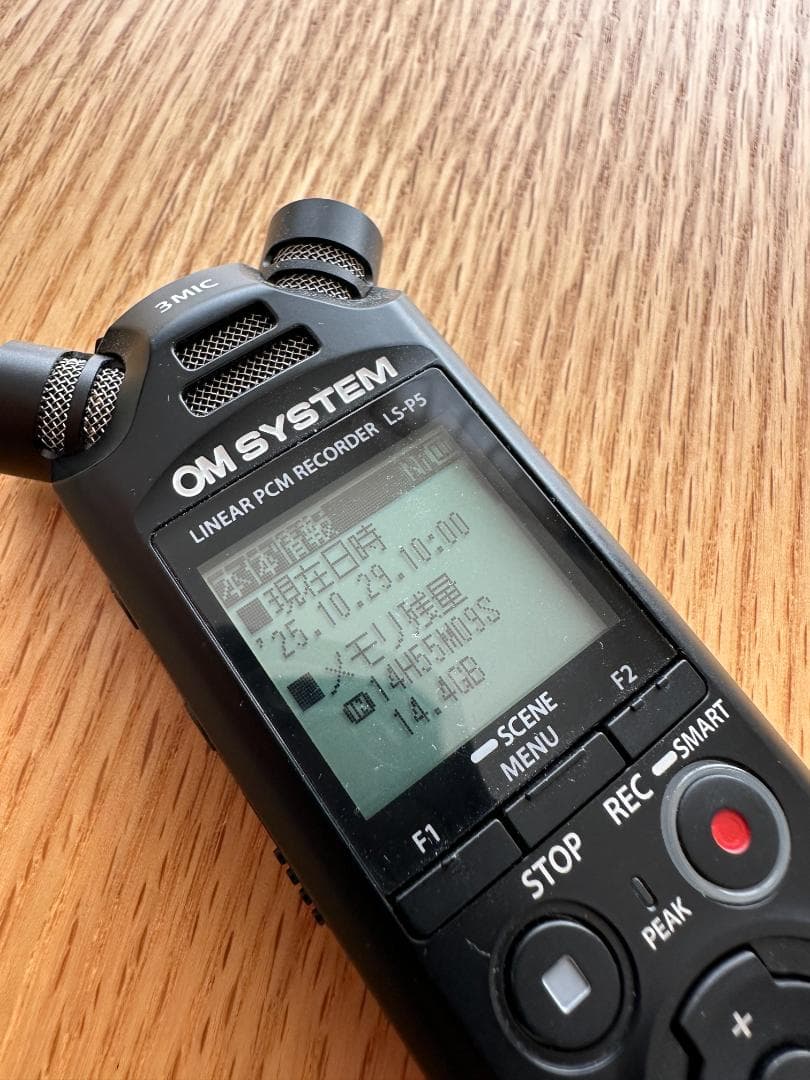 OM SYSTEM★LS-P5★リニアPCMレコーダーハイレゾPCM録音16GB