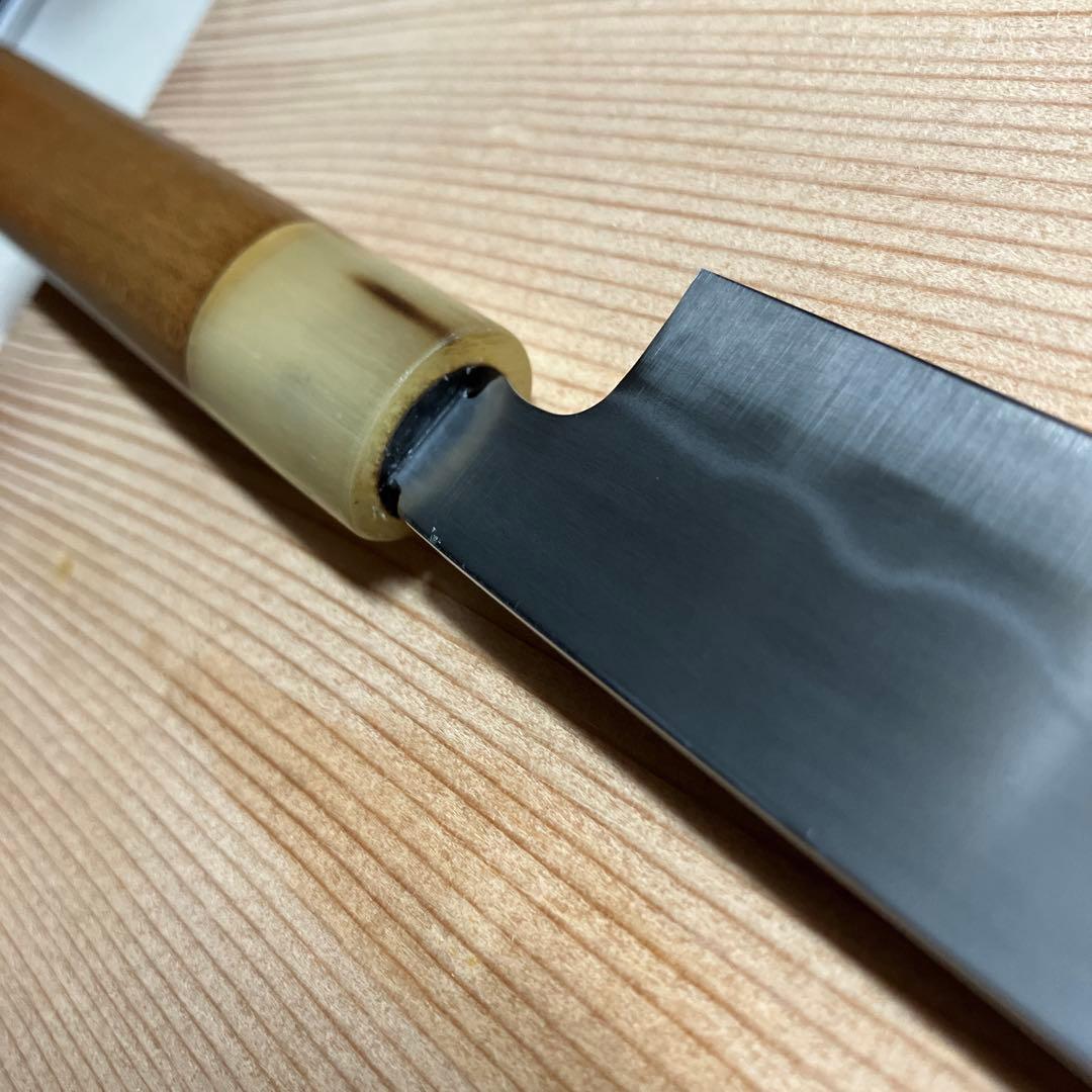 武信？　本焼　フグ引き包丁　白鋼　天然砥石で本刃付け済み❗️