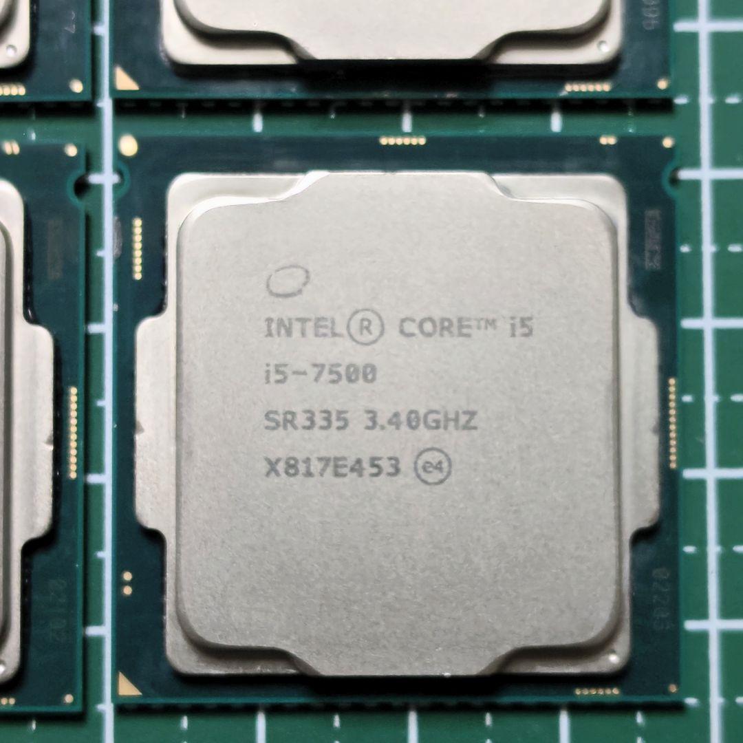 Intel Core i5 7500 3.4GHz 中古 4個