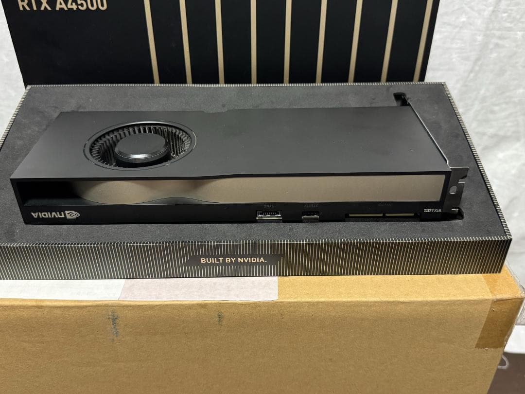 m*5様 [美品 動作品] NVIDIA RTX A4500 全揃い リテール版