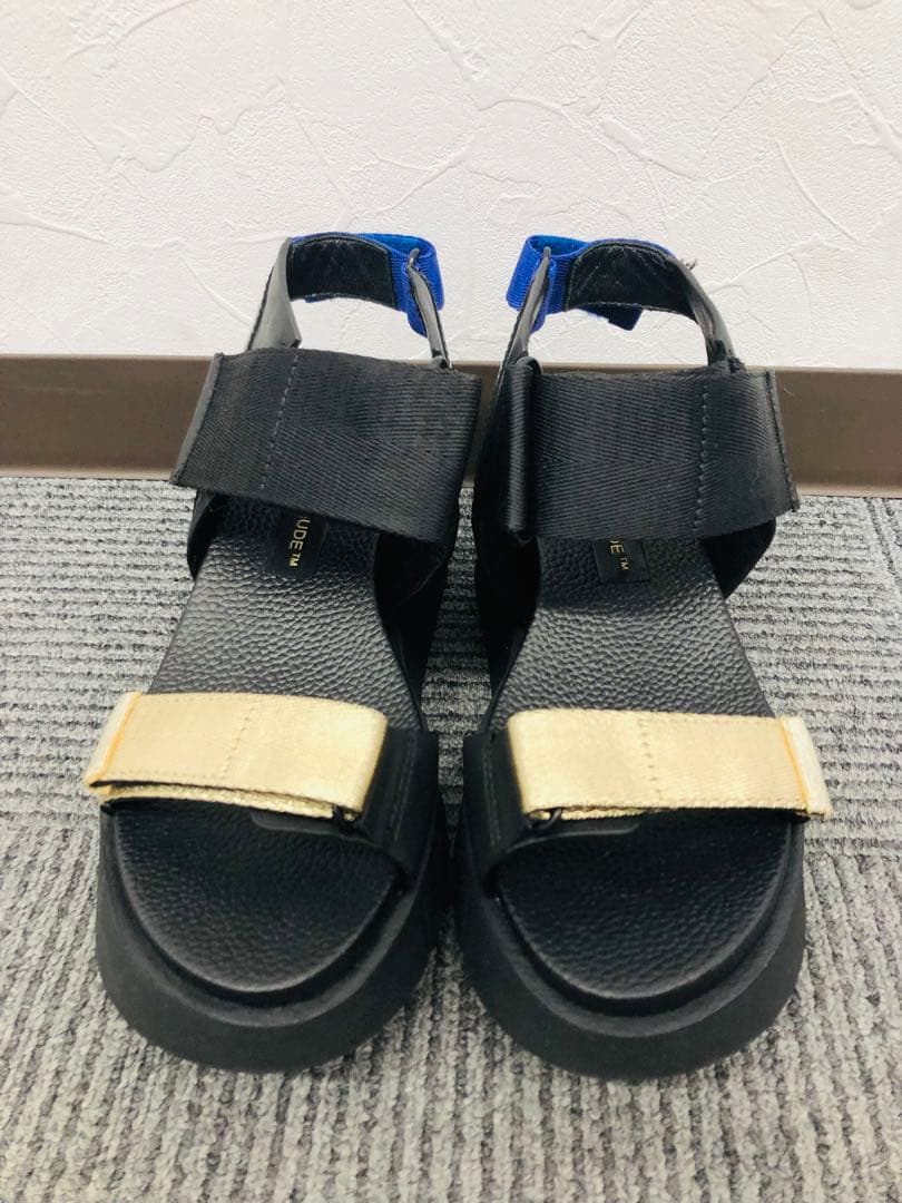 美品 UNITED NUDE ユナイテッドヌード デルタラン 厚底 サンダル