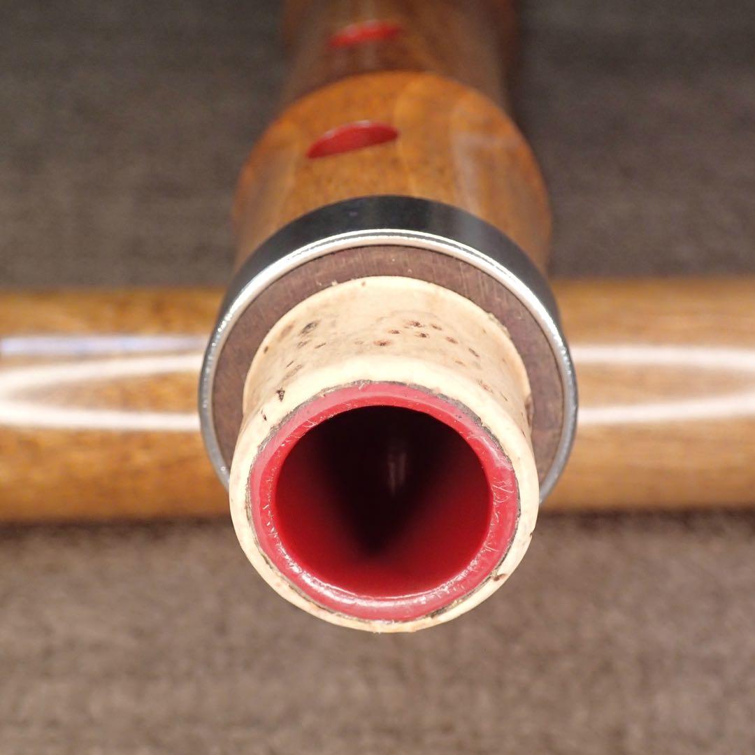 尺八 銘木尺八 蝴蝶 1尺８寸(D管)