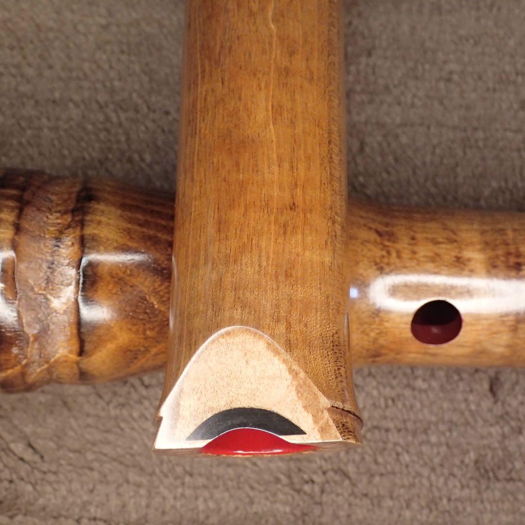 尺八 銘木尺八 蝴蝶 1尺８寸(D管)