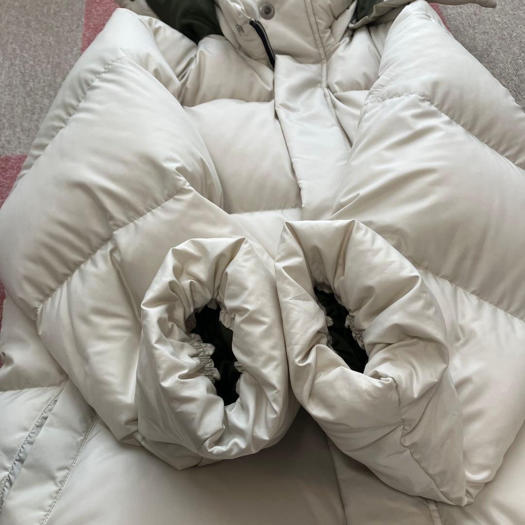 エレメントキャット ホワイトロングダウンジャケット