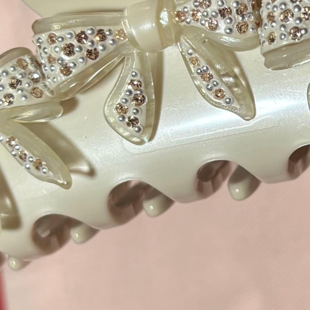 アレクサンドルドゥパリ クリップ　Mサイズ　リボンモチーフ