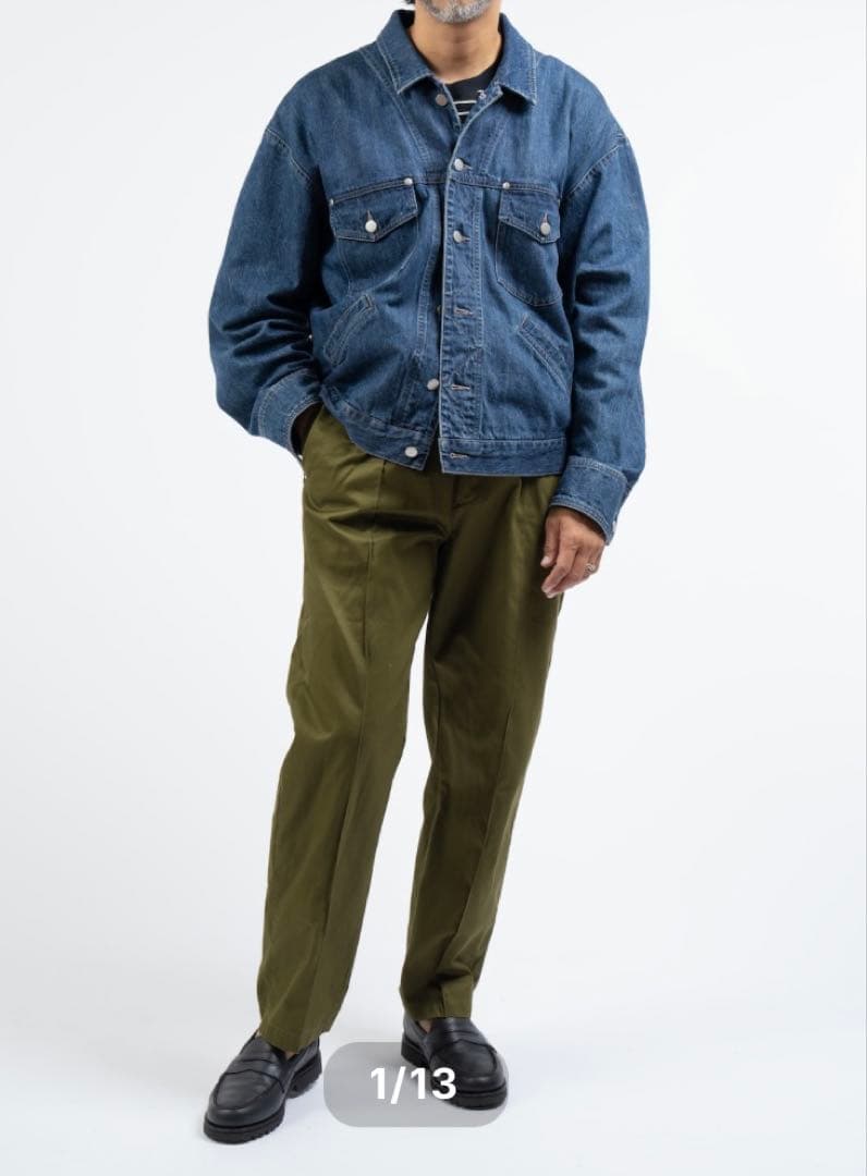 【新品・未使用】KAJA 12oz BLUE DENIM JACKET サイズ２