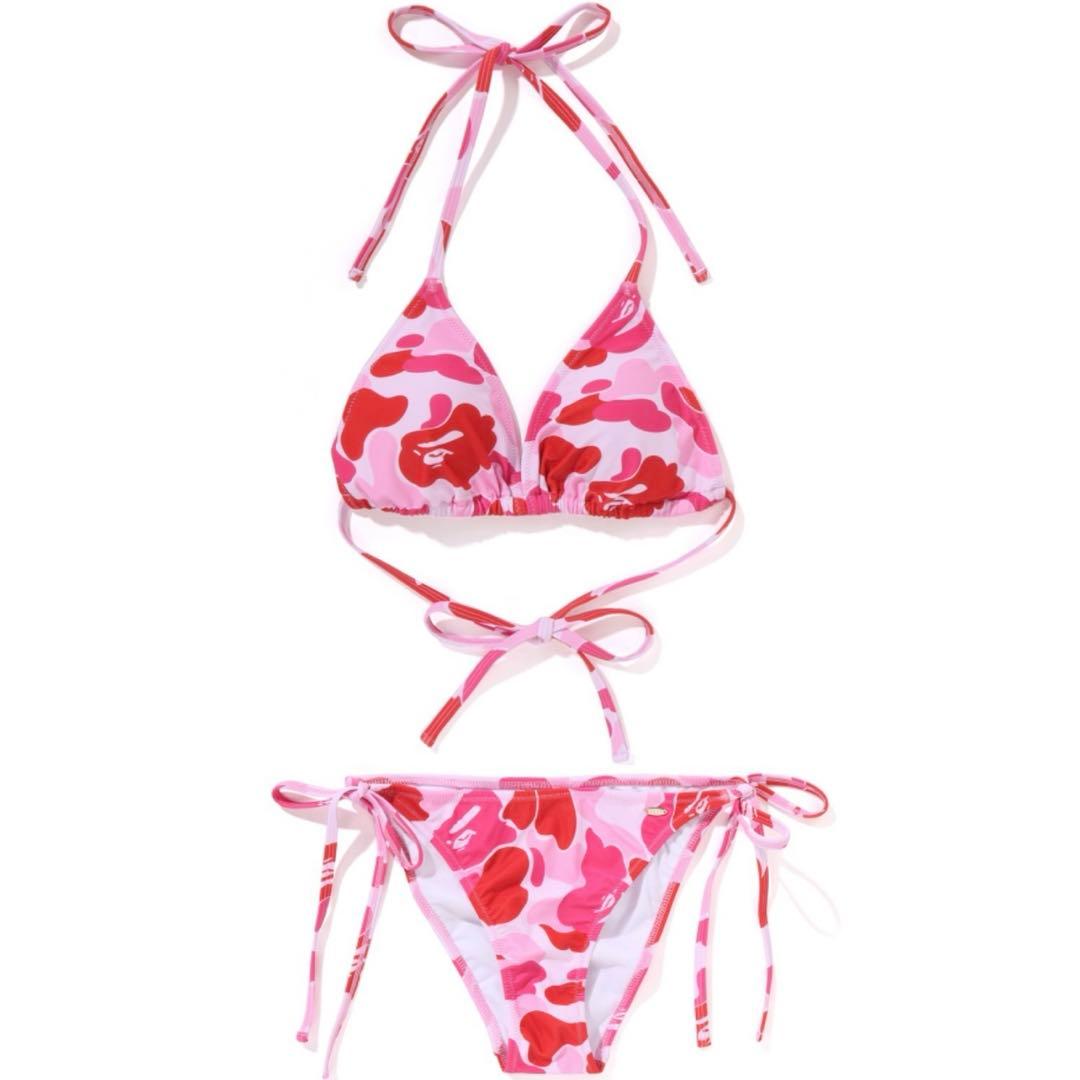 BAPE ABC CAMO SWIMWEAR PINK ピンク M