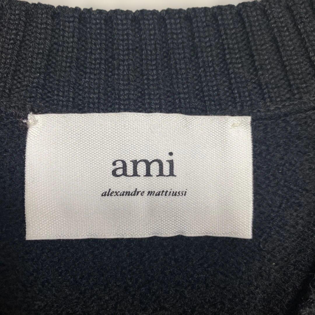 極美品✨ami paris ニットベスト ブラック M 正規品
