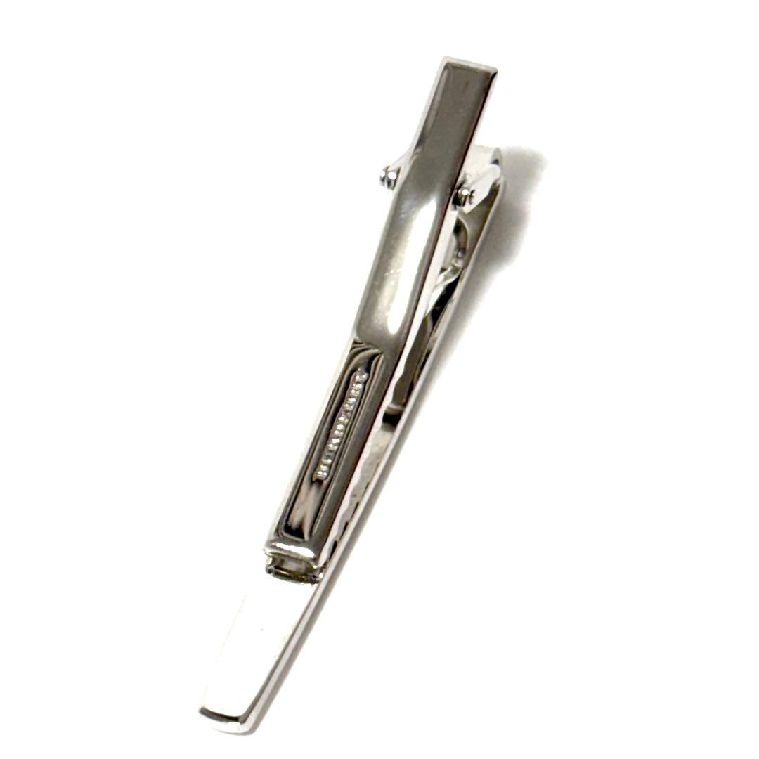 極美品✨箱付き✨バーバリー ネクタイピン カフスボタンセット シルバー