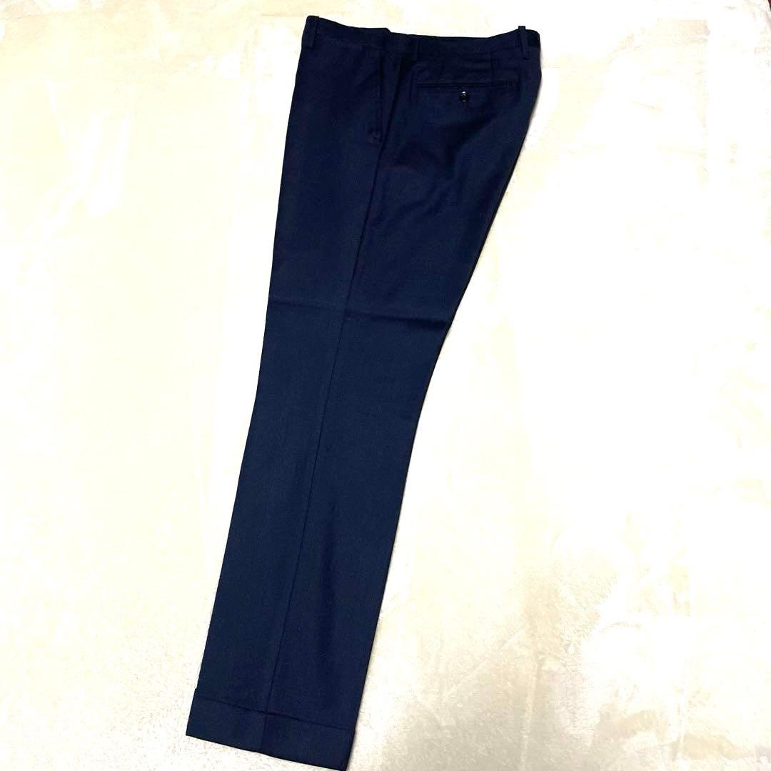 【美品】スーツセレクト　A6 ネイビー 3ピースビジネススーツ