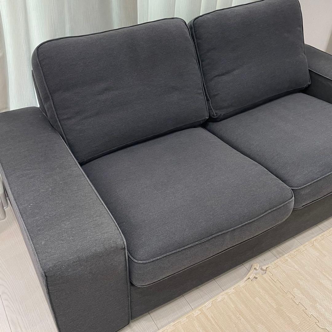 送料込み★IKEA イケア ソファ KIVIK シーヴィク 2人掛け 大きめ