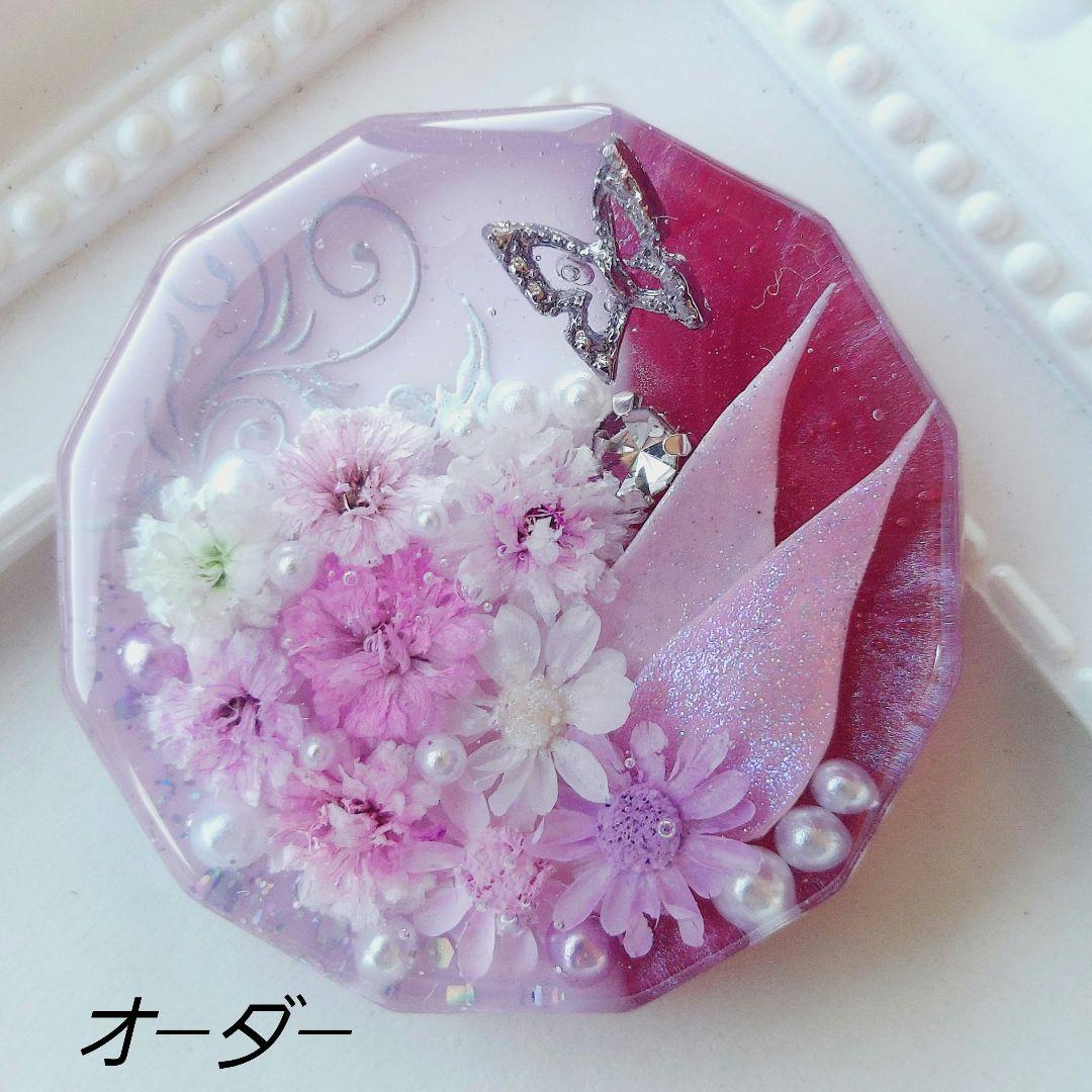 メグえもん　レジン　ヘアゴム　ポニーフック　ブローチ