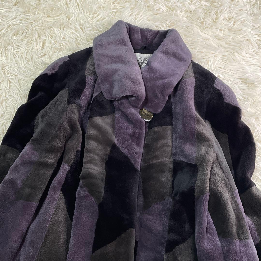 【美品】FABIO MANTEGAZZA サガミンク ミンクファー ロングコート