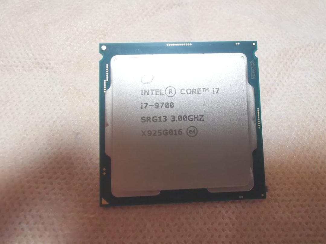 S Intel i7-9700 CPU 3.00GHz 動作未確認品①②