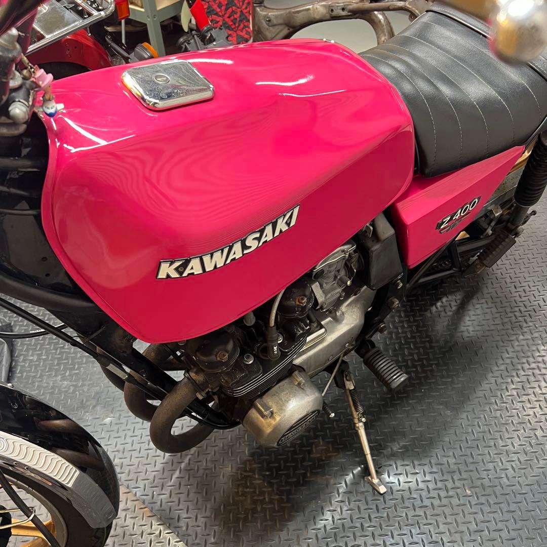 9/26まで出品 最終値下げ　z400fx 外装セット タンク サイドカバー