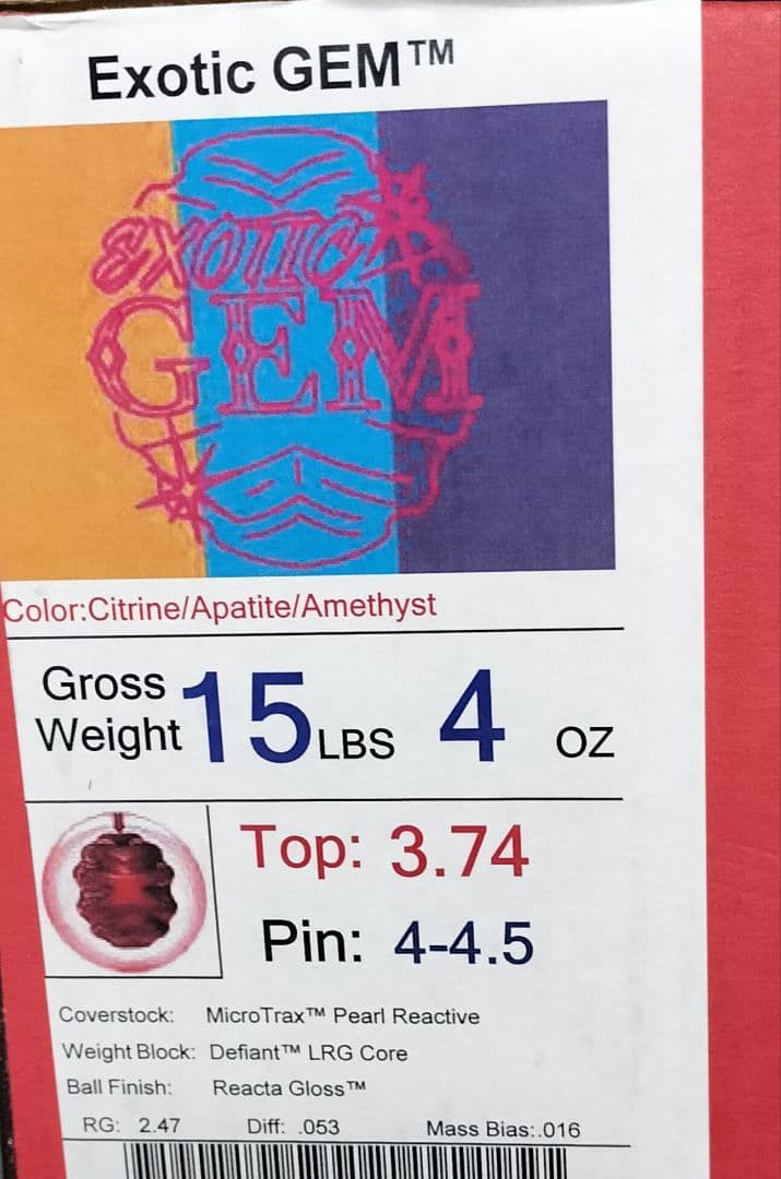 未使用　ロトグリップ　エキゾチックジェム　15ポンド