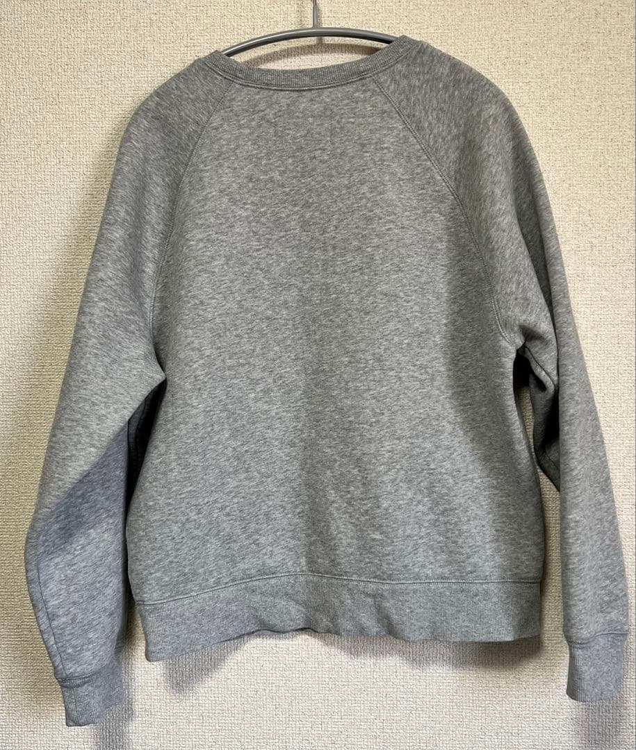 UGG ファーロゴ スウェット グレー ピンク 裏起毛 S