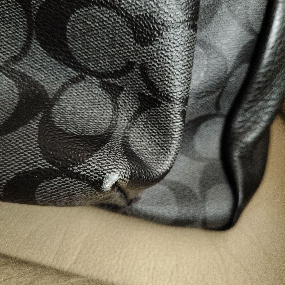 値下　コーチ　キースヘリング　コラボ　リュック　ロボット　COACH 黒