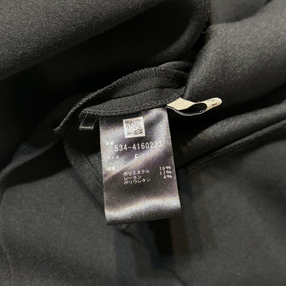 【美品 24SS】ルフィル ソフトダンボールポロトップス　シャツ　ブラック