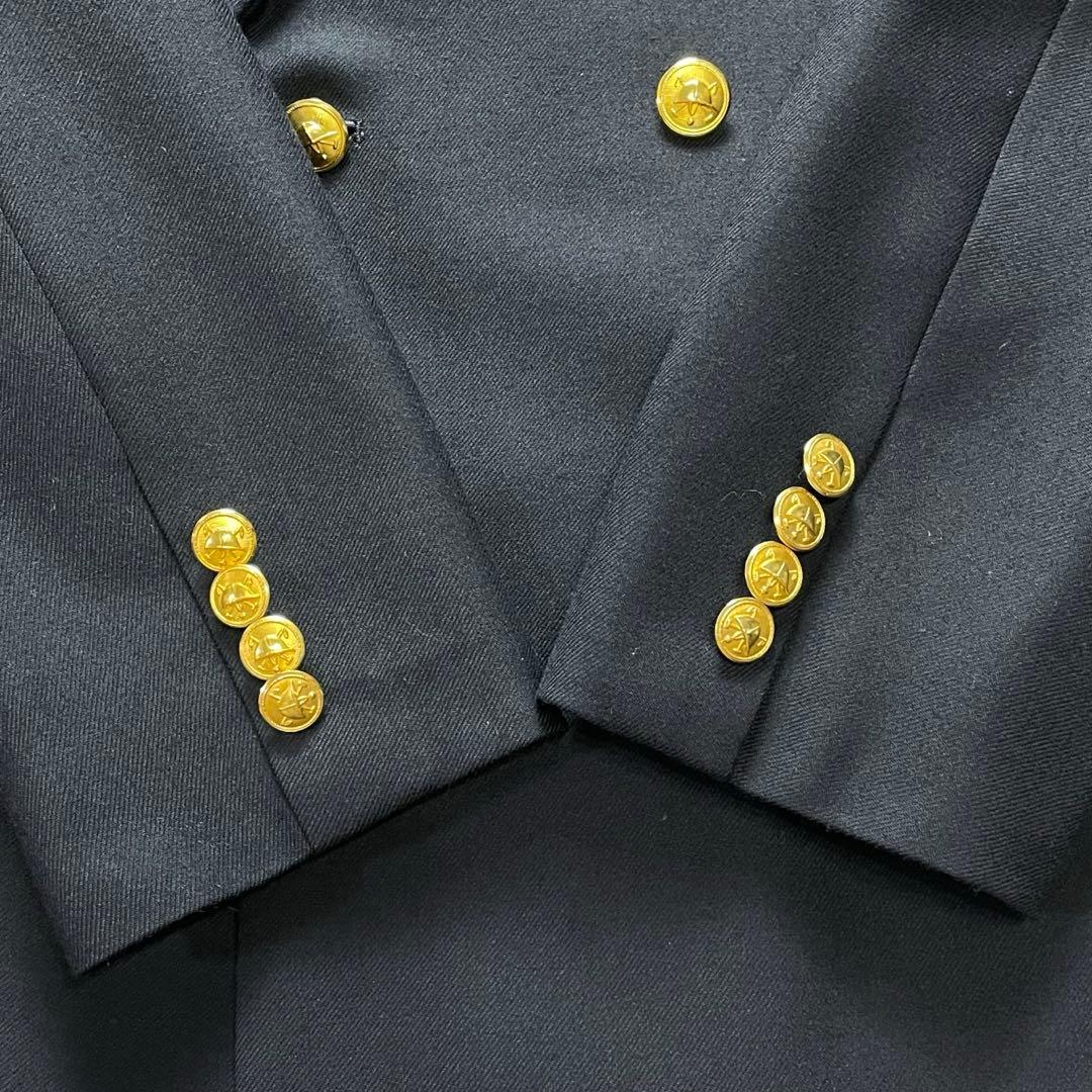 ポロラルフローレン 紺ブレ ブレザー　ジャケット ネイビー 金ボタン ダブル M