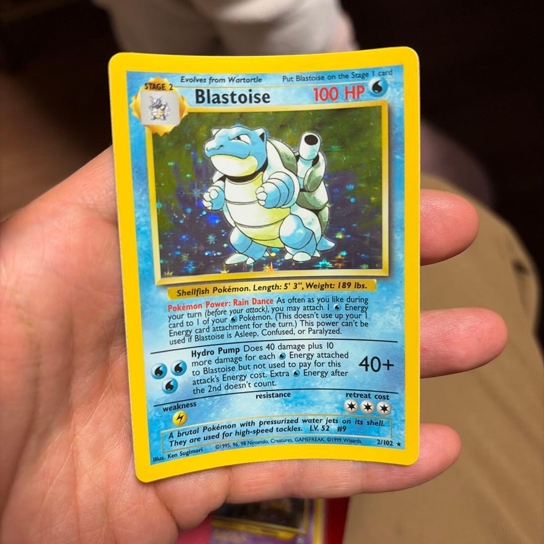 Blastoise カメックス ★ 第1弾拡張パック 海外版