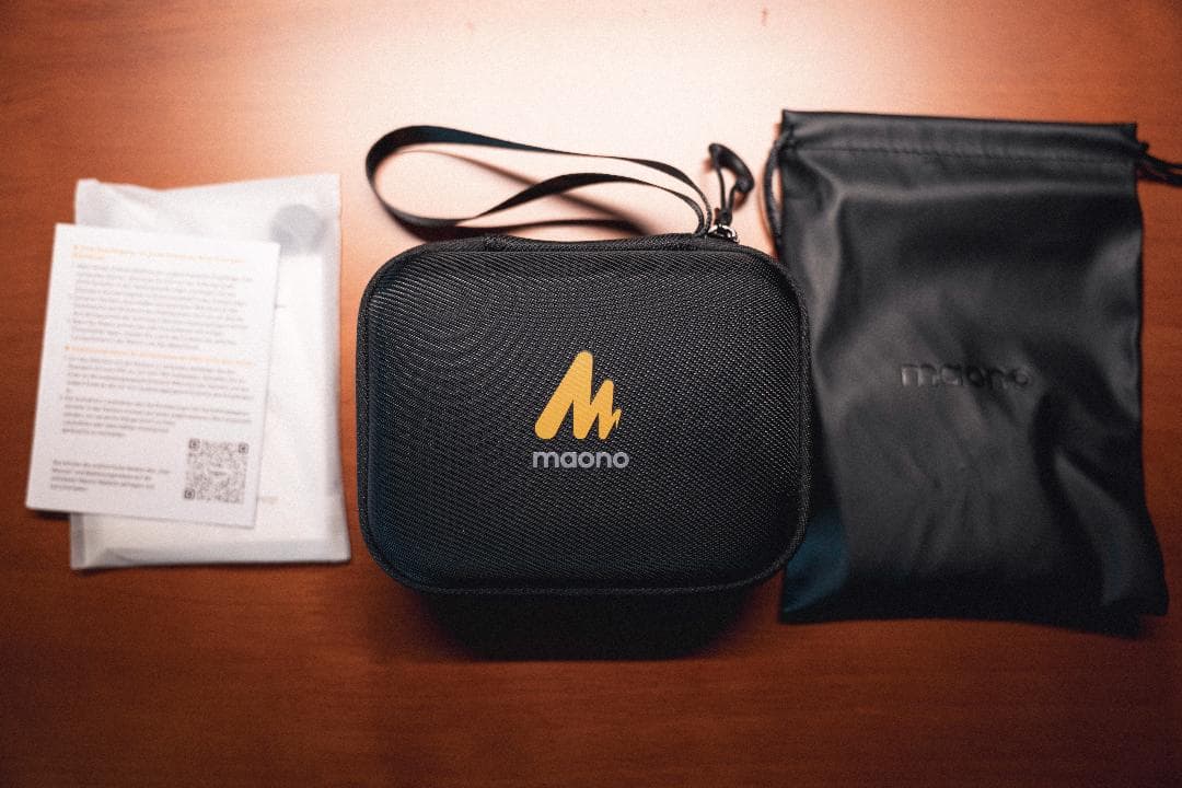 MAONO ピンマイク-ワイヤレスマイク 充電ケース WAVE T5