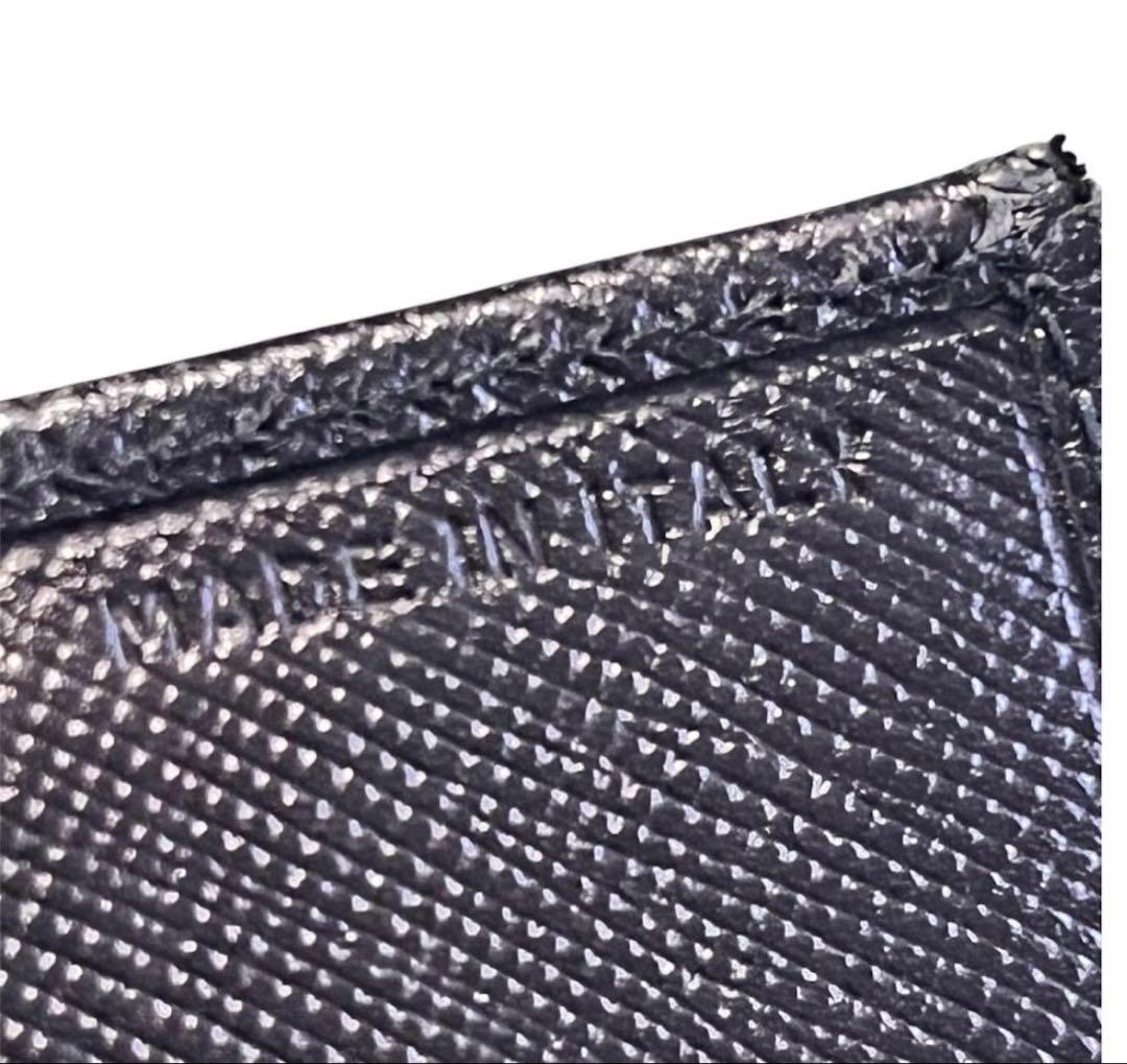 り*り様 PRADA プラダ サフィアーノ レザー カードケース 名刺入れ ブラ