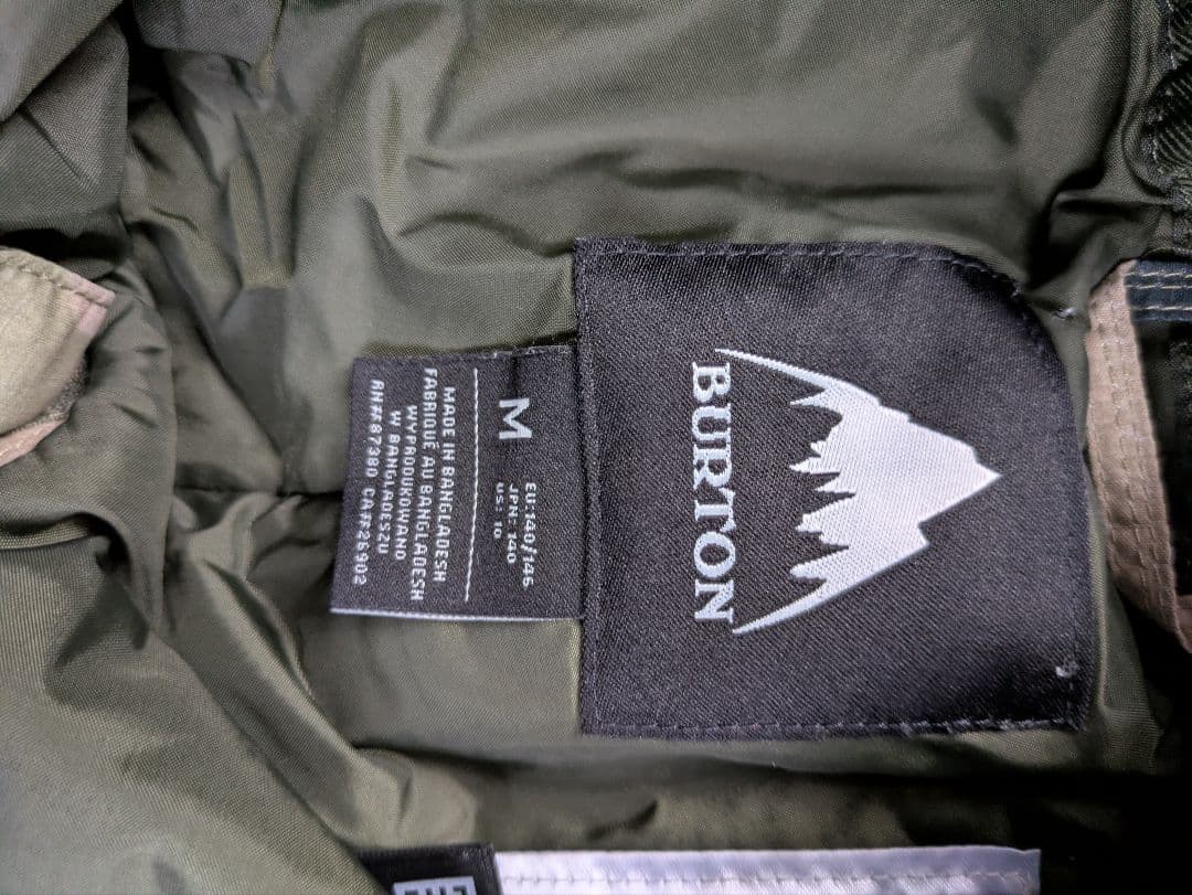 BURTON スノーボードウェア 上下セット　140