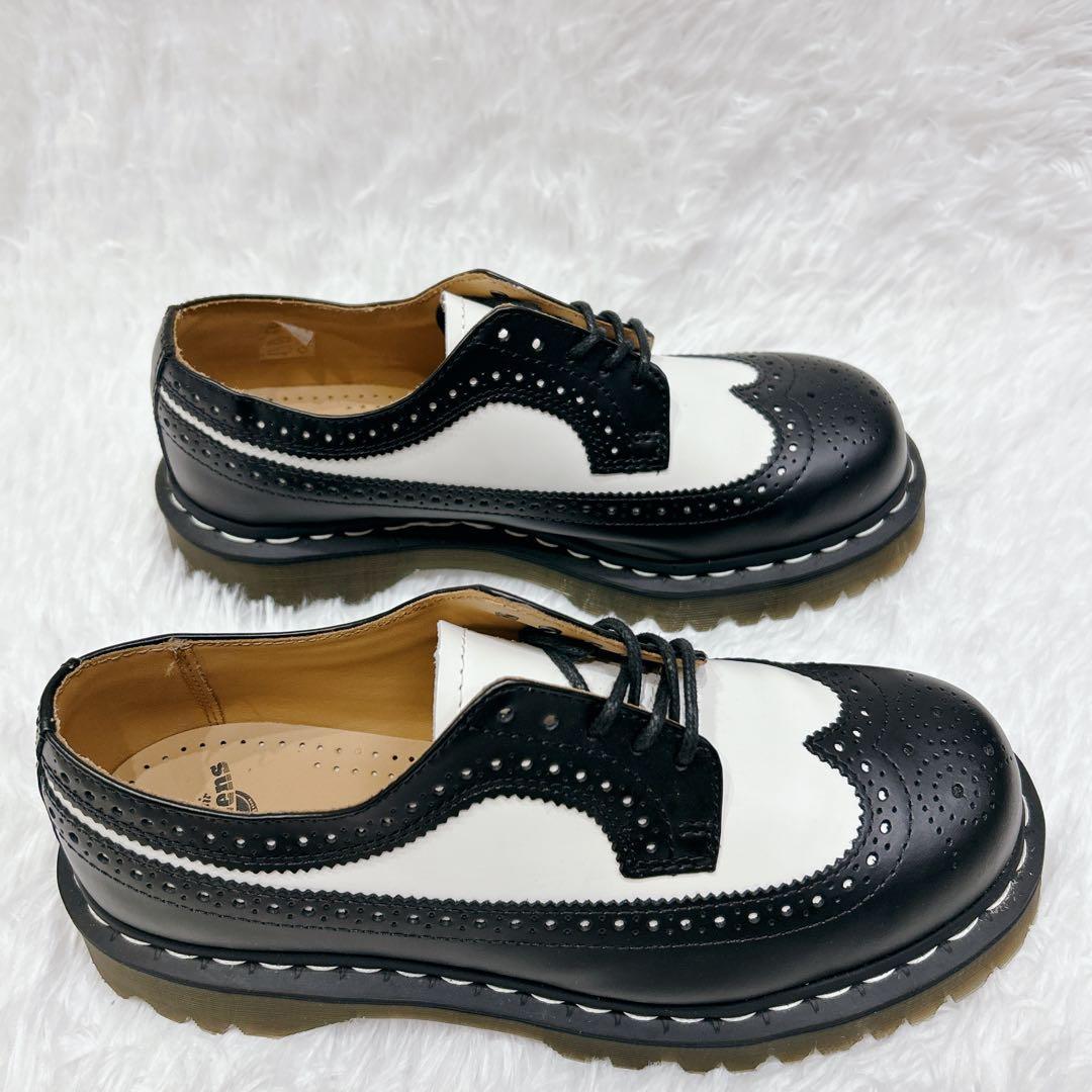 【新品未使用】Dr.Martens ドクターマーチン 白黒 バイカラー UK6