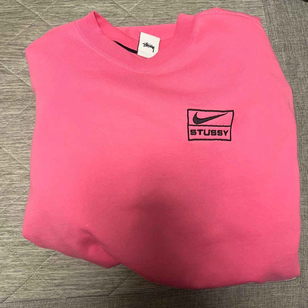 Stussy × Nike スウェット　ピンク
