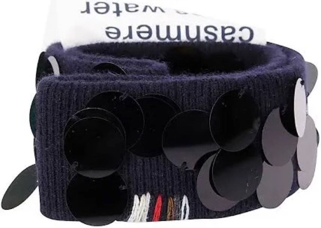 extreme cashmere スパンコール付ベルト