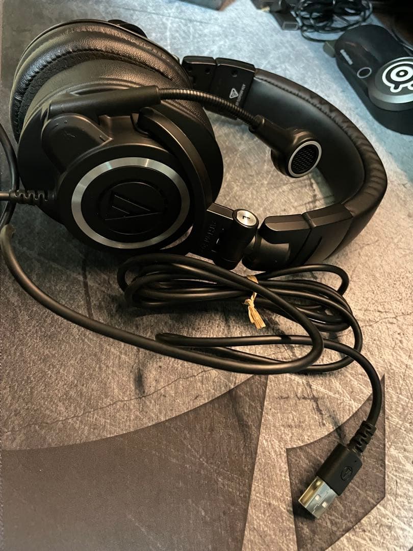 オーテク　ATH-M50x STS-USB ヘッドセット(有線)