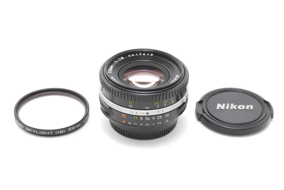 【美品】Nikon Ai-s 50mm f/1.8 レンズ #186